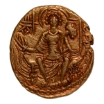 Stamp of Coins » Kushan Kushanas, Kanishka II, c. 230-247, Ardoksho, AV dinar, 7.46 g.