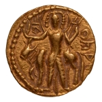 Stamp of Coins » Kushan Kushanas, Vasishka, c. 247-265, Oesho, AV dinar, 7.76 g.
