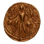 Stamp of Coins » Kushan Kushanas, Vasishka, c. 247-265, Oesho, AV dinar, 7.70 g.