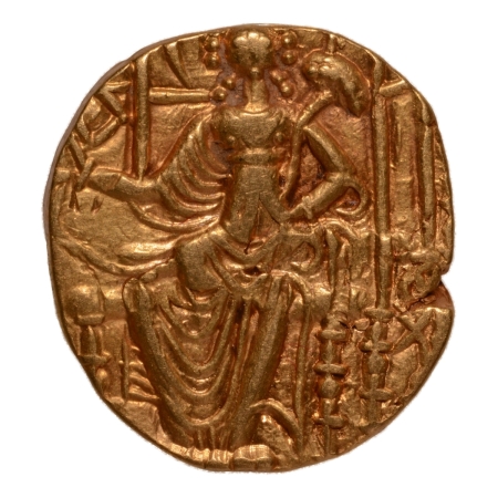 Kushanas, Mahi, c. 300-305, Ardoksho, AV dinar, 7.82 g.