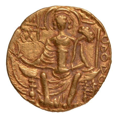Kushanas, Shaka, c. mid-4th century, Ardoksho, AV dinar, 7.67 g.