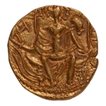 Stamp of Coins » Kushan Kushanas, Shaka, c. mid-4th century, Ardoksho, AV dinar, 7.74 g.