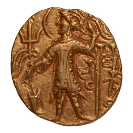 Kushanas, Shaka, c. mid-4th century, Ardoksho, AV dinar, 7.80 g.
