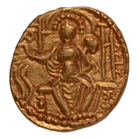 Kushanas, Shaka, c. mid-4th century, Ardoksho, AV dinar, 7.80 g.