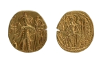 Stamp of Coins » Kushan Kushanas, Shaka, c. mid-4th century, Ardoksho, AV dinar, 7.80 g.