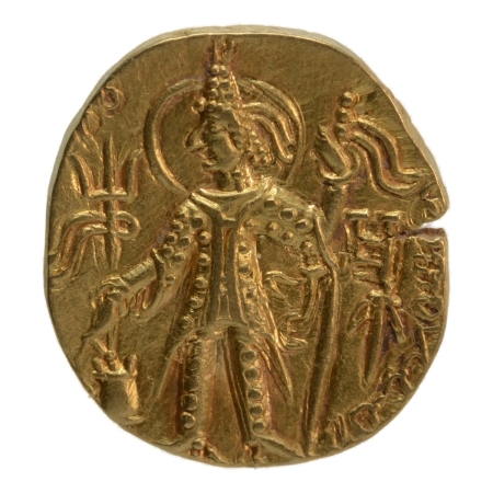 Kushanas, Shaka, c. mid-4th century, Ardoksho, AV dinar, 7.80 g.