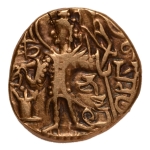 Stamp of Coins » Kushan Kushanas, Kipanadha, c. 335-350, Ardoksho, AV dinar, 7.64 g.