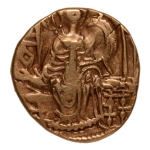 Stamp of Coins » Kushan Kushanas, Kipanadha, c. 335-350, Ardoksho, AV dinar, 7.64 g.