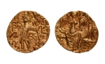 Stamp of Coins » Kushan Kushanas, Kipanadha, 4th century, Ardoksho, AV dinar, 7.78 g.