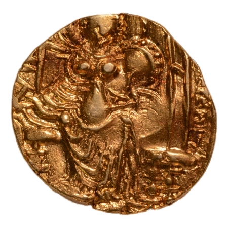 Kushanas, Kipanadha, 4th century, Ardoksho, AV dinar, 7.78 g.
