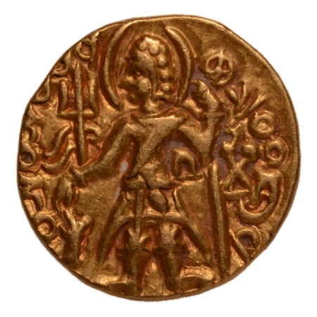 Kushanas, Magra, 4th century, Ardoksho, AV dinar, 7.78 g.