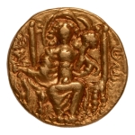Stamp of Coins » Kushan Kushanas, Magra, 4th century, Ardoksho, AV dinar, 7.78 g.
