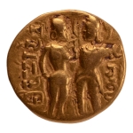 Stamp of Coins » Gupta Gupta Empire, Chandragupta I, c. 319-335, king and queen, AV dinar, 7.29 g.
