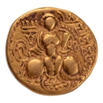 Stamp of Coins » Gupta Gupta Empire, Chandragupta I, c. 319-335, king and queen, AV dinar, 7.29 g.