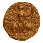 Stamp of Coins » Gupta Gupta Empire, Chandragupta I, c. 319-335, king and queen, AV dinar, 7.39 g.