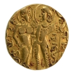 Stamp of Coins » Gupta Gupta Empire, Chandragupta I, c. 319-335, king and queen, AV dinar, 7.99 g.