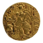 Stamp of Coins » Gupta Gupta Empire, Chandragupta I, c. 319-335, king and queen, AV dinar, 7.99 g.