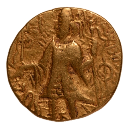 Kushanas, Kanishka III, c. 267-270, Ardoksho, AV dinar, 7.69 g.