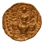 Stamp of Coins » Kushan Kushanas, Kanishka III, c. 267-270, Ardoksho, AV quarter dinar, 1.90 g.
