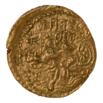 Stamp of Coins » Gupta Gupta Empire, Samudragupta, c. 335-375, javelin, AV dinar, 7.74 g.