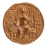 Stamp of Coins » Gupta Gupta Empire, Samudragupta, c. 335-375, javelin, AV dinar, 7.70 g.