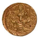Stamp of Coins » Gupta Gupta Empire, Samudragupta, c. 335-375, javelin, AV dinar, 7.71 g.