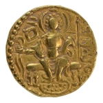 Stamp of Coins » Gupta Gupta Empire, Samudragupta, c. 335-375, archer, AV dinar, 7.55 g.