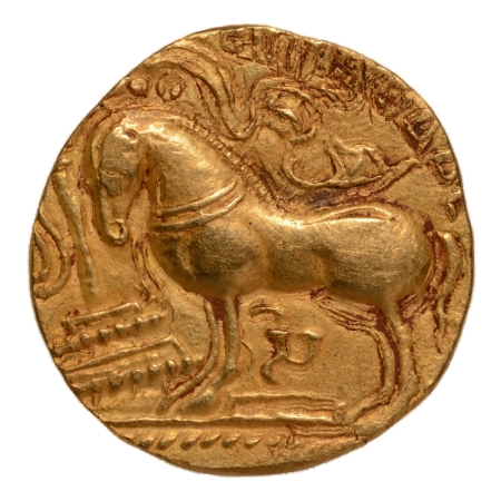 Gupta Empire, Samudragupta, c. 335-375, Asvamedha, AV dinar 6.85 g.