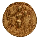 Stamp of Coins » Gupta Gupta Empire, Samudragupta, c. 335-375, Asvamedha, AV dinar 6.85 g.