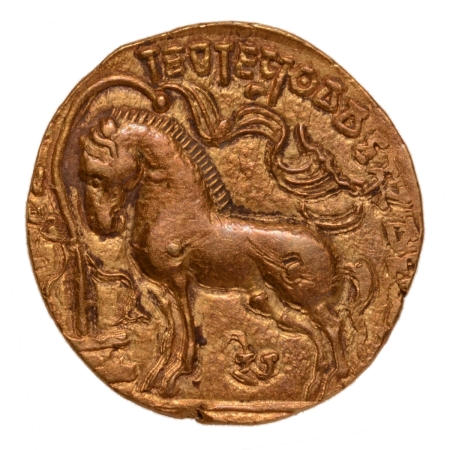 Gupta Empire, Samudragupta, c. 335-375, Asvamedha, AV dinar, 7.64 g.
