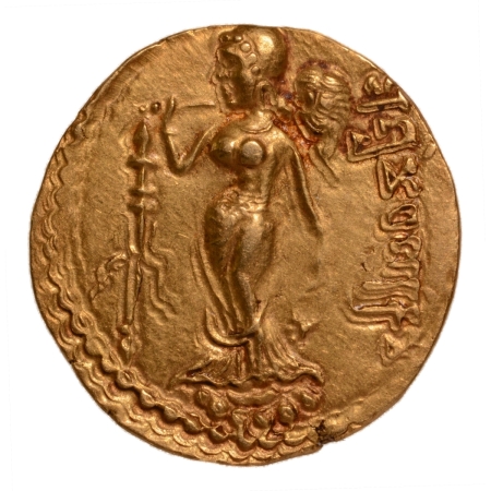 Gupta Empire, Samudragupta, c. 335-375, Asvamedha, AV dinar, 7.64 g.