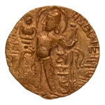 Stamp of Coins » Gupta Gupta Empire, Samudragupta, c. 335-375, javelin, AV dinar, 7.45 g.