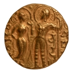 Stamp of Coins » Gupta Gupta Empire, Chandragupta I, c. 319-335, king and queen, AV dinar, 7.51 g.