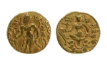 Stamp of Coins » Gupta Gupta Empire, Chandragupta II, c. 380-413, archer, AV dinar, 7.75 g.
