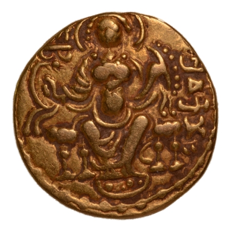 Gupta Empire, Chandragupta II, c. 380-413, archer, AV dinar, 7.95 g.