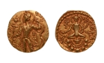 Stamp of Coins » Gupta Gupta Empire, Chandragupta II, c. 380-413, archer, AV dinar, 7.99 g.