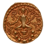 Stamp of Coins » Gupta Gupta Empire, Chandragupta II, c. 380-413, archer, AV dinar, 7.99 g.