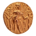 Stamp of Coins » Gupta Gupta Empire, Chandragupta II, c. 380-413 (or Skandagupta), archer, AV dinar, 9.83 g.