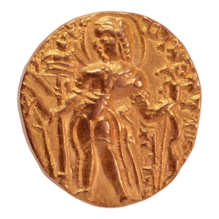 Gupta Empire, Chandragupta II, c. 380-413 (or Skandagupta), archer, AV dinar, 9.83 g.