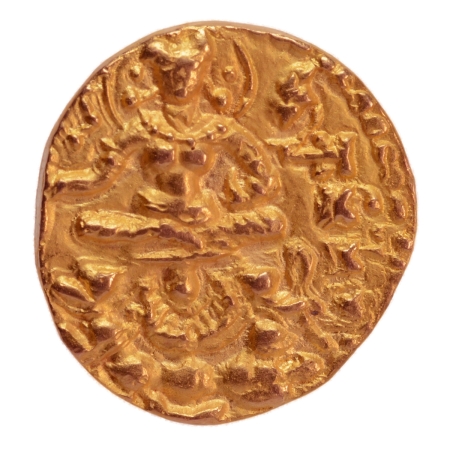 Gupta Empire, Chandragupta II, c. 380-413 (or Skandagupta), archer, AV dinar, 9.83 g.