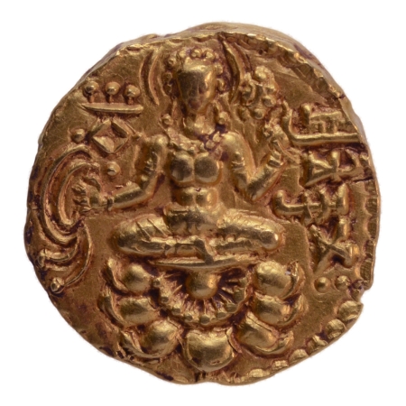 Gupta Empire, Chandragupta II, c. 380-413, archer, AV dinar, 7.93 g.