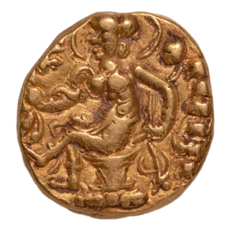 Gupta Empire, Chandragupta II, c. 380-413, horseman, AV dinar, 7.92 g.