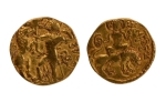 Stamp of Coins » Gupta Gupta Empire, Chandragupta II, c. 380-413, lion slayer, AV dinar, 7.84 g.