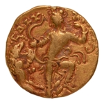 Stamp of Coins » Gupta Gupta Empire, Chandragupta II, c. 380-413, lion slayer, AV dinar, 7.68 g.