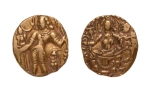 Stamp of Coins » Gupta Gupta Empire, Chandragupta II, c. 380-413, archer and Garuda, AV dinar, 8.50 g.
