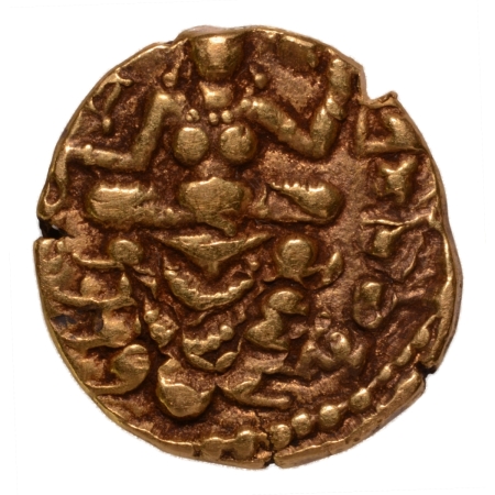 Gupta Empire, Kumaragupta, c. 415-455, archer, AV dinar, 7.81 g.
