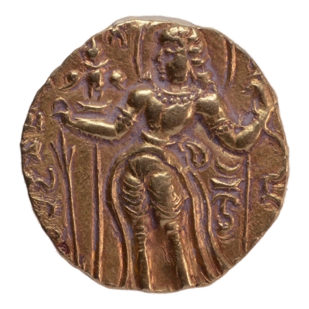 Gupta Empire, Kumaragupta II, c. 473-476, archer, AV dinar, 9.33 g.