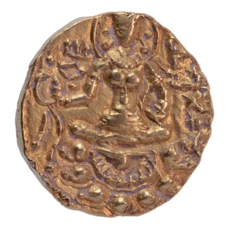 Gupta Empire, Kumaragupta II, c. 473-476, archer, AV dinar, 9.33 g.