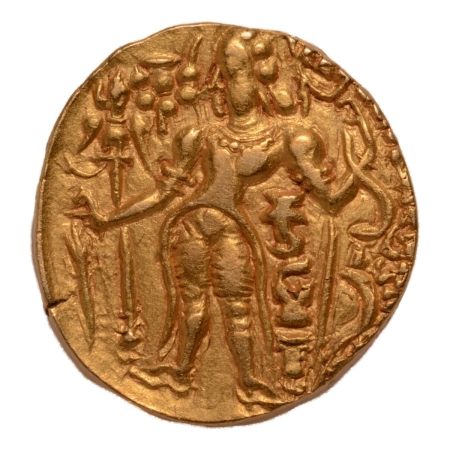 Gupta Empire, Kumaragupta II, c. 473-476, archer, AV dinar, 9.20 g.