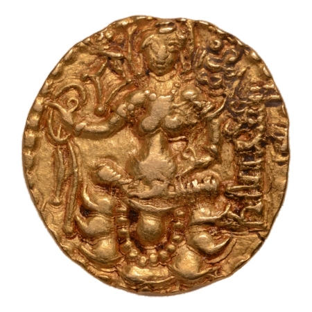 Gupta Empire, Kumaragupta II, c. 473-476, archer, AV dinar, 9.20 g.